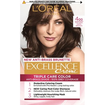 Image 1 of L'Oréal L'Oréal Еxcellence Боя за коса, 400 Natural Dark Brown