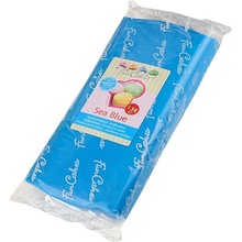 FunCakes Modrý rolovaný Fondant Sea Blue barevný Fondán 1 kg
