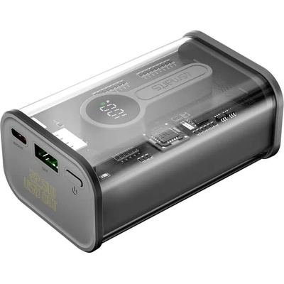 4smarts Power Bank Lucid Block 9000 mAh 22.5W - външна батерия с USB-A и USB-C портове с технология за бързо зареждане (сив)