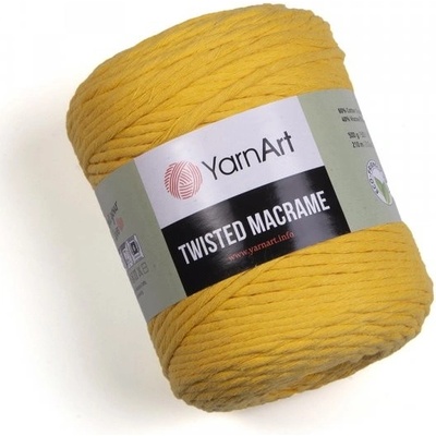 YarnArt Twisted macrame 764 - sytá žlutá