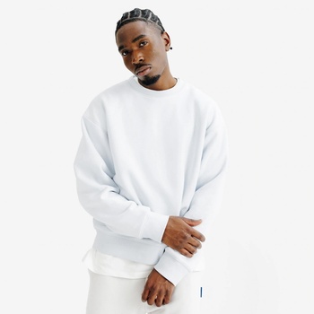 DECATHLON oversize mikina s kulatým výstřihem modrá|šedá