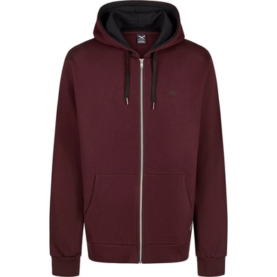 Iriedaily Мъжко яке за тренировка Iriedaily Mini Flag 2 Zip Hood Training jacket - Aubergine - размер XL (003-2672-1114)