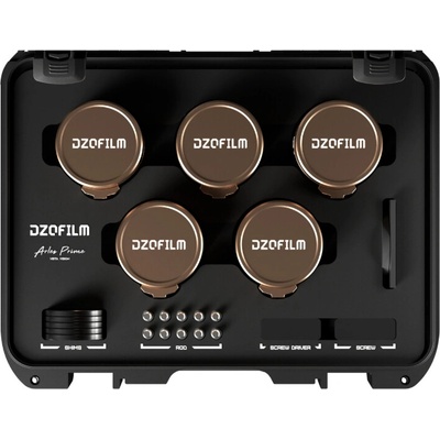 DZO Optics DZOFILM Arles Lustre 14/21/40/135/180mm(PL_Gold_Case_5pcs_Metric)