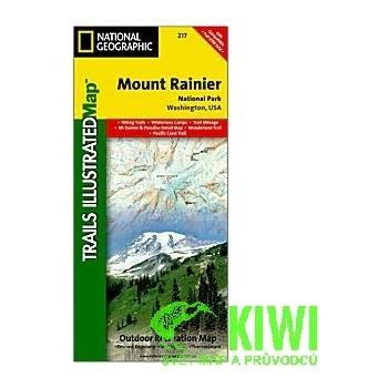 Mount Rainier turistická mapa