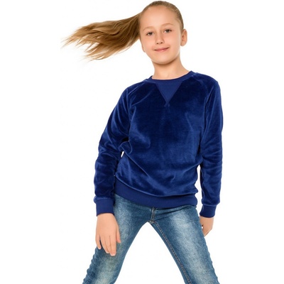 Winkiki Kids Wear mikina Velur navy