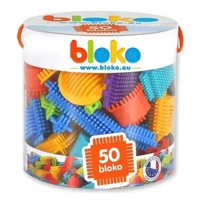 Mochtoys Bloko: комплект за конструиране с шипове, 50 части