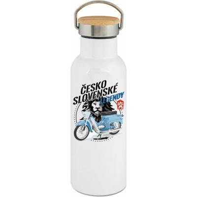 123TRIKO termoska Jawa Pionýr modrý. Legendy V2 500 ml