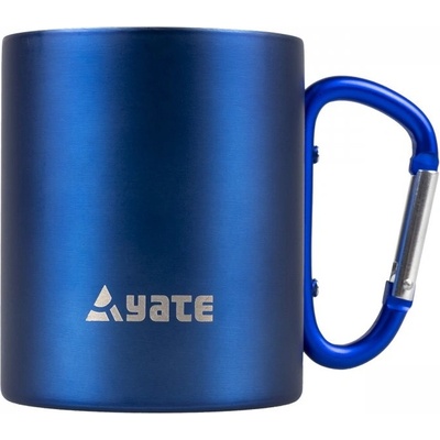 Yate Color Nerezový hrnek s karabinou modrý modrá 300 ml