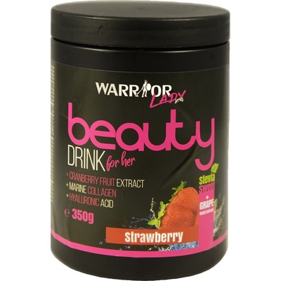 Warrior Beauty Drink kolagenový nápoj s kyselinou hyaluronovou a stévií 350 g