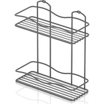 TEKNO TEL ПОСТАВКА ЗА БАНЯ tekno tel bk-012b 2 нива черно (7777150032) - houseware