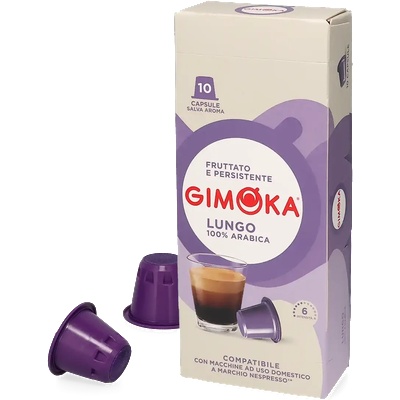 Gimoka | Lungo 100% Arabica - 10 капсули за Nespresso®