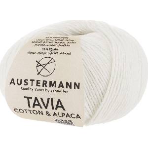 Austermann Tavia 90326-01 White Плетива прежда (90326-01)