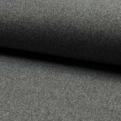 Kabátovina úpletová GLASGOW, sivá melanž, š.140