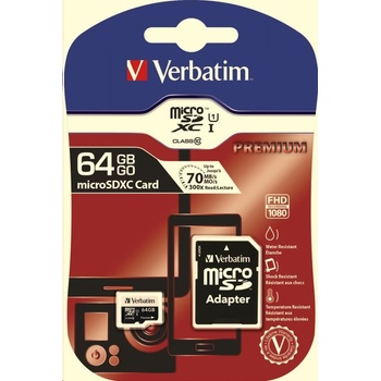 Verbatim microSDXC 64 GB UHS-I U1 44084