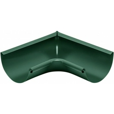 KJG Žľabový roh vnútorný 250 mm šírka žľabu 105 mm pozink RAL 6005 Machovo zelená