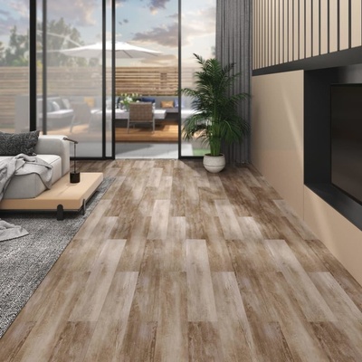 VidaXL samolepiace PVC 2 mm ošúchané drevo 5,02m²