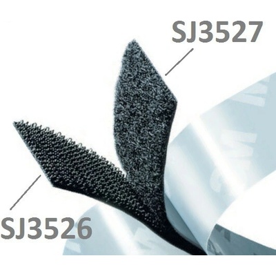 3M Hook & Loop™ SJ3526 čierny, háčiky 16 mm x 45,7 m