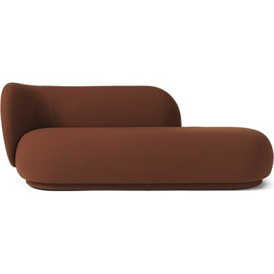 Ferm Living Rico Divan Left Tonus červenohnedá