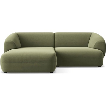 makamii Зелен кадифен ъглов диван (ляв ъгъл) Moana - Makamii (MOANA_LC_S_1_P1_C11)