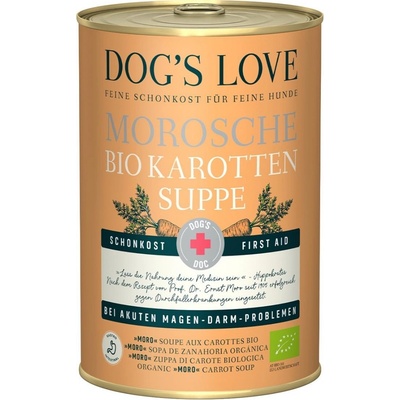 Dog's Love DOC Morosche BIO mrkvová polévka 6 x 400 g