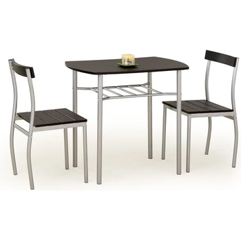 Трапезен комплект Lance маса с 2 стола венге