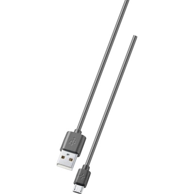 Ploos Кабел Ploos - 6557, USB-A/Micro USB, 1 m, черен (PLCABMUSB1MK)