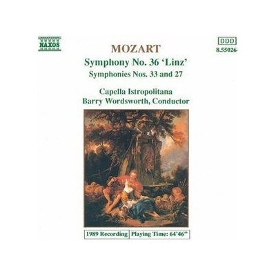 Symphonies 27, 33 & 36 - W.a. Mozart CD – Hledejceny.cz