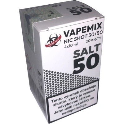 VapeMix NIC SHOT Salt 50/50 4x10ml 20mg – Zboží Dáma
