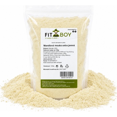 Fitboy Mandlová mouka Extra jemná 1 kg