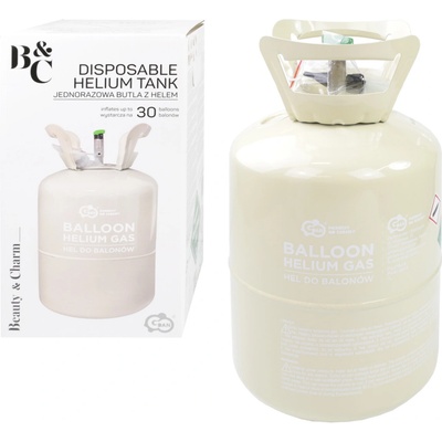 SMART BALLOONS s.r.o. Helium 2,5l jednorázové 30 balónků 660543