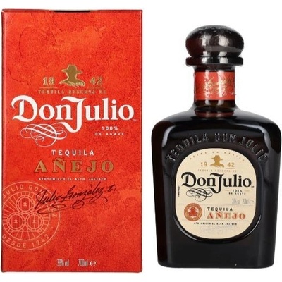 Don Julio Tequila Añejo 100% de Agave 38% 0,7 l (kartón)