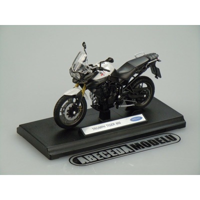 Welly Triumph Tiger 800 bílá 1:18