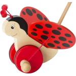 Goki Дървена играчка за бутане Goki - Калинка Флора (54950)