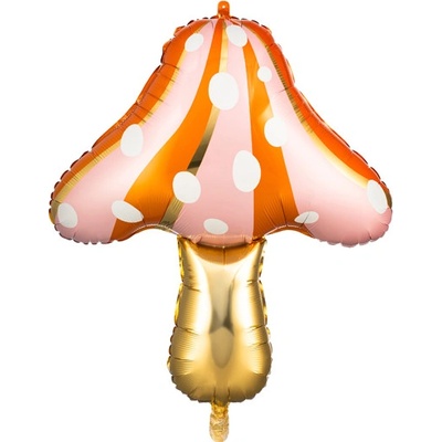 PartyDeco Fóliový balón Muchotrávka 66x75cm