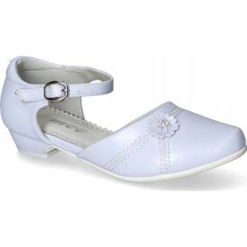 Dětské polobotky SK02B bílé