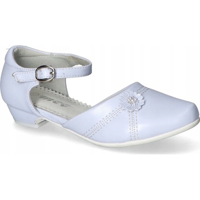 Dětské polobotky SK02B bílé