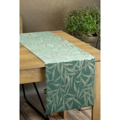 Elegantný zamatový behúň na stôl BLINK 15 tmavomätový Rozmer behúňa (šírka x dĺžka): 35x140cm
