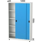 Kocel ШКАФ С 4 РАФТА И ПЛЪЗГАЩИ СЕ ВРАТИ kocel - 6520 (6520)