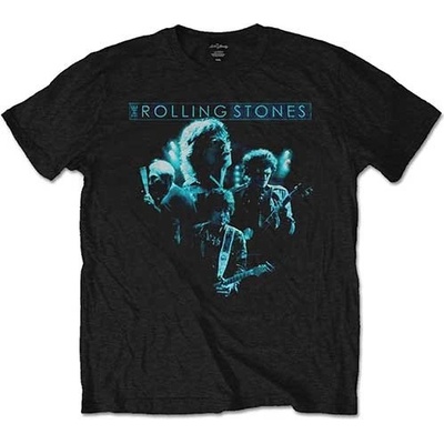 Rolling Stones tričko Band Glow čierna