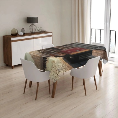 Sablio Obrus Historická červená električka 130x170 cm