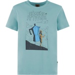 E9 Мъжка тениска E9 Atti T-shirt - Aquamarine - размер L (217-0116-0114)