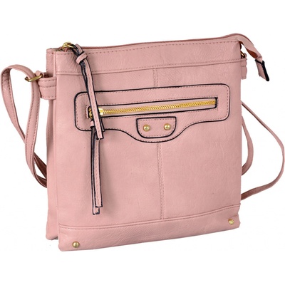 Nicole Brown crossbody kabelka JBFB 188 růžová