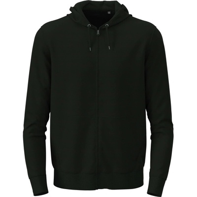 Stedman mikina s kapucí Classic Zip Hoodie black opal