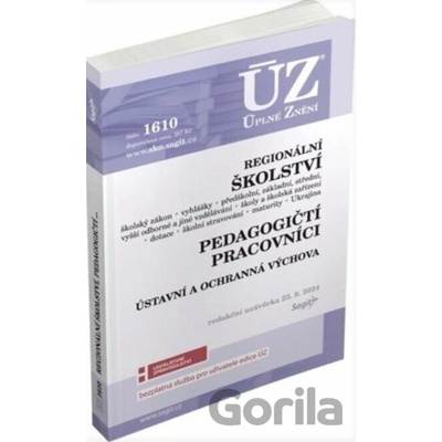 ÚZ 1652 Regionální školství - Sagit
