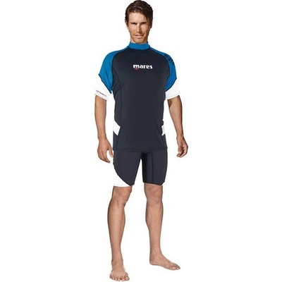 Mares RASH GUARD KRÁTKÝ RUKÁV modrá