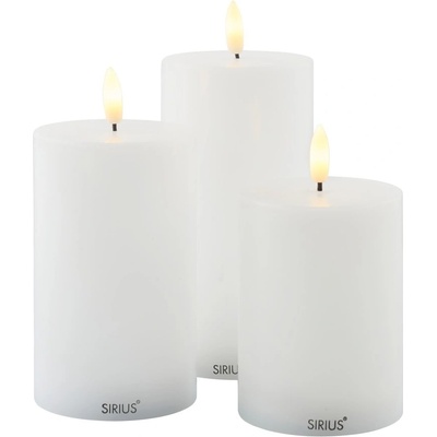 Sirius LED свещи в комплект от 3 бр. (височина 15 cm) Sille Rechargeable - Sirius (80600)