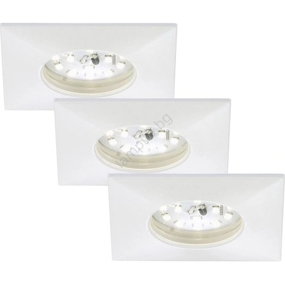 Briloner 7205-036 - К-кт 3x LED Лампа за окачен таван ATTACH LED/5W/230V IP44 бял (BL1698)