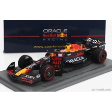Spark-model Red bull F1 Rb19 Team Oracle Red Bull Racing N 1 World Champion Winner Belgium Gp 2023 Max Verstappen Matt modrá 1:43