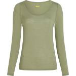 Icebreaker Дамско мериносово термобельо Icebreaker Women's Siren L/S Sweetheart Merino base layer - Lichen (115-0451-3713)