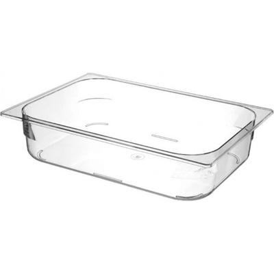 Nádoba na zmrzlinu z polykarbonátu, HENDI, 5L, Priehľadná, 360x250x(H)80mm